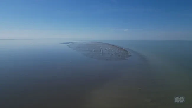 Российские ученые подтвердили появление нового острова в Каспийском море