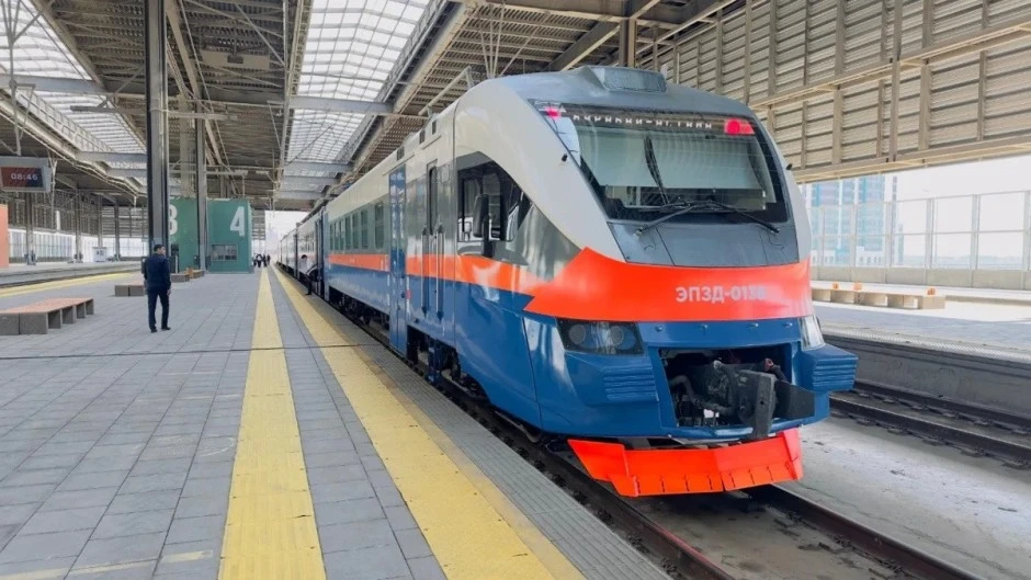 Астана – Бурабай бағытында «Burabay Express» жаңа электрпойызы іске қосылды