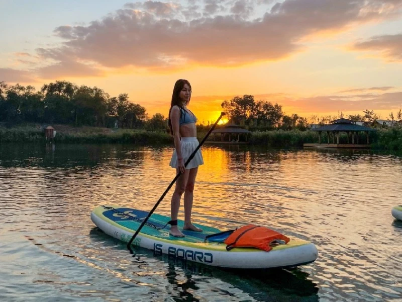 SUP-прогулка на Первомайских прудах